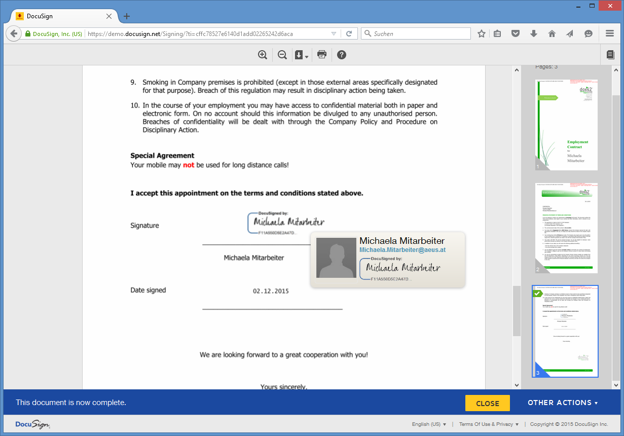 dox42 DocuSign for digital signature
