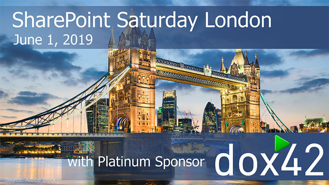SharePoint Saturday London 2019