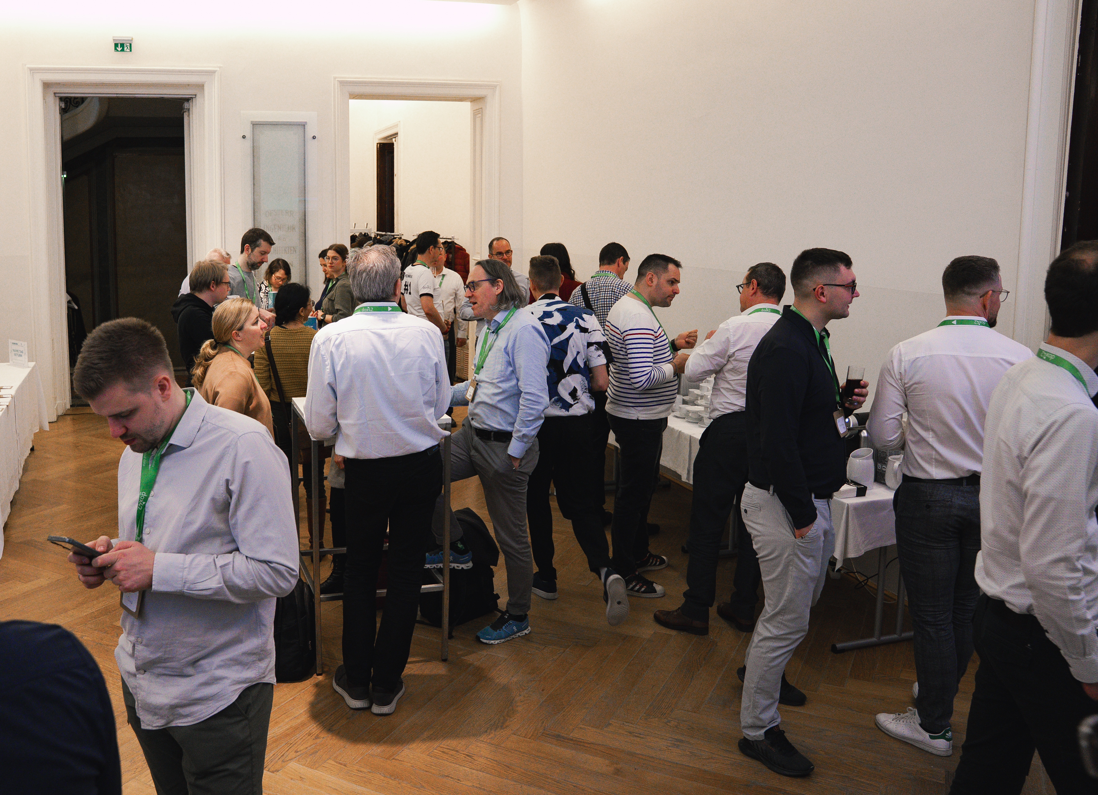 Networking at dox42 Day