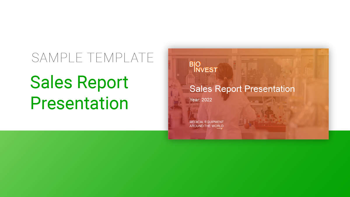 Sales Report PowerPoint |  Level: Advanced
