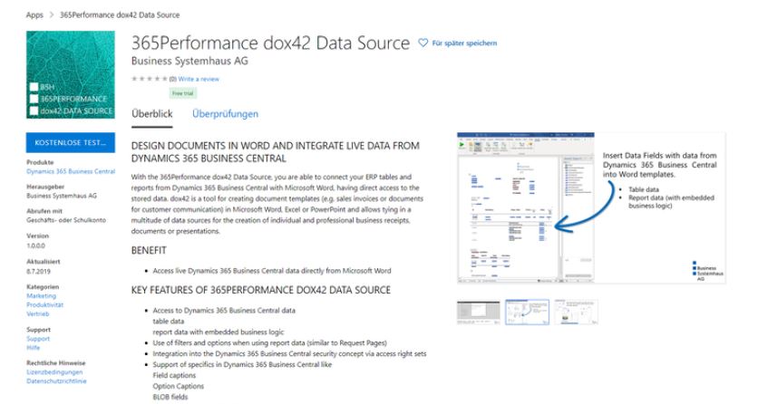 "365Performance dox42 Data Source" by Michael Zettl, BSH AG
