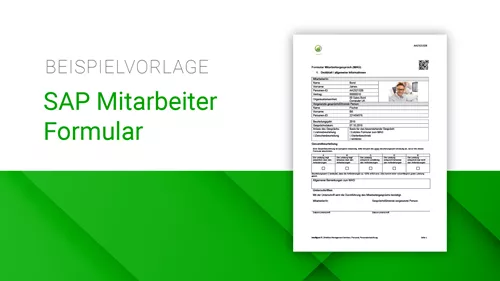 SAP Mitarbeiter Formular  |  Level: Einsteiger SAP Mitarbeiter Formular  |  Level: Einsteiger
