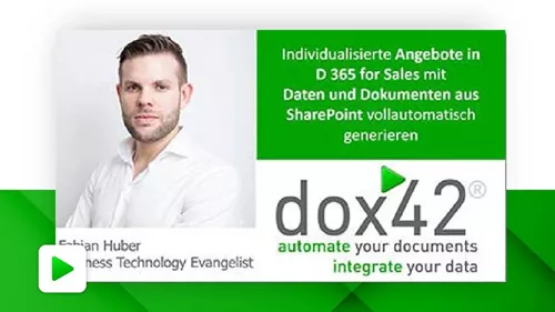 Angebote aus D365/CRM und SharePoint