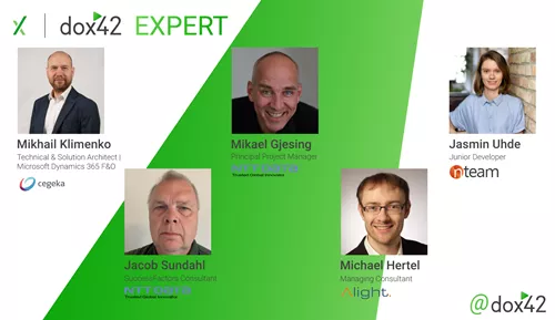 Lernen Sie unsere neuen dox42 Experts kennen Lernen Sie unsere neuen dox42 Experts kennen
