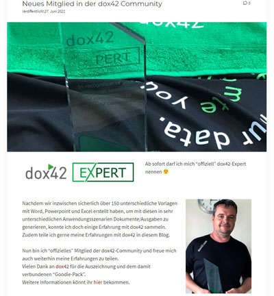 dox42 Expert Andreas Gümbel
