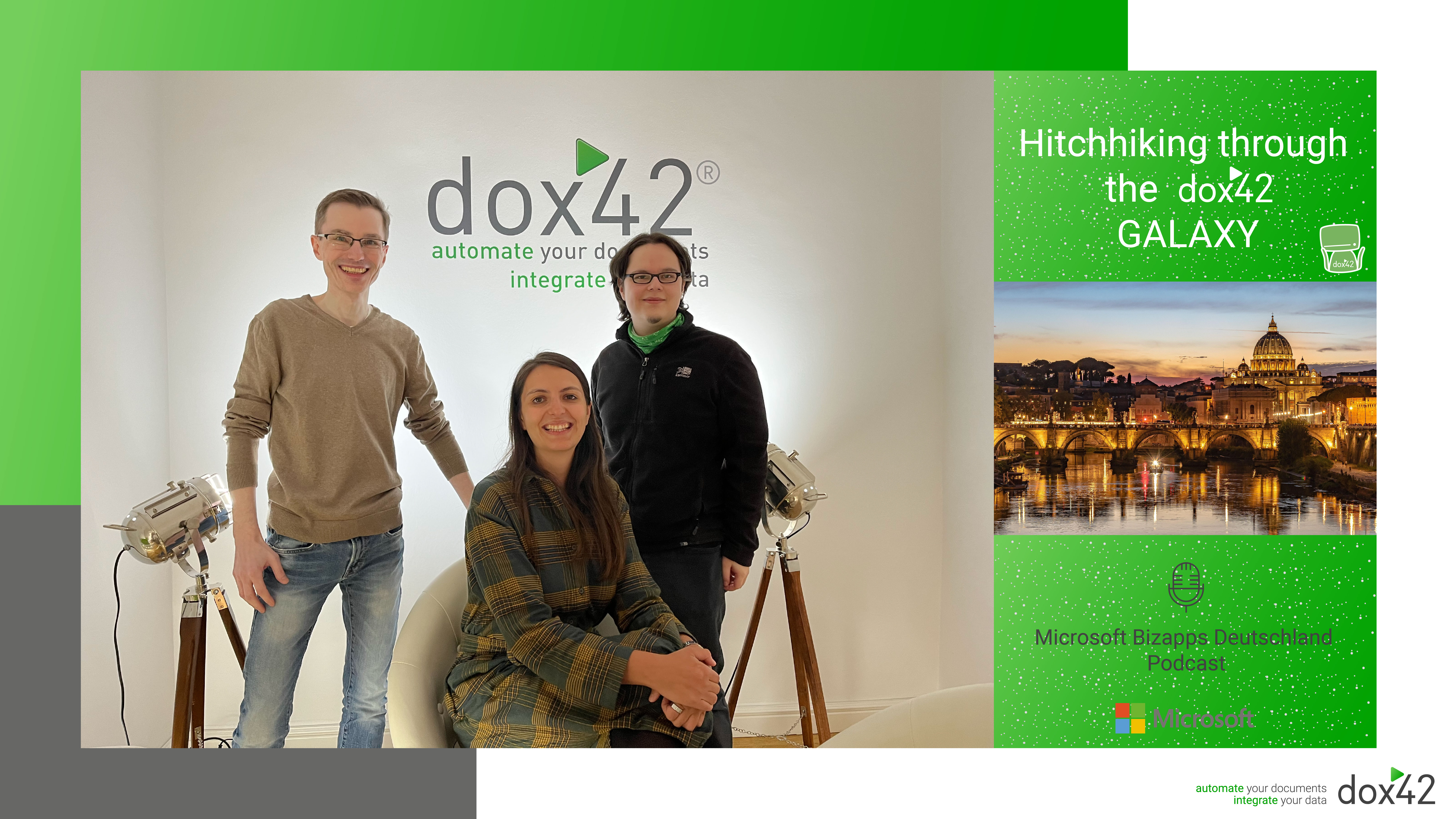 Microsoft Biz Apps Deutschland Podcast with dox42