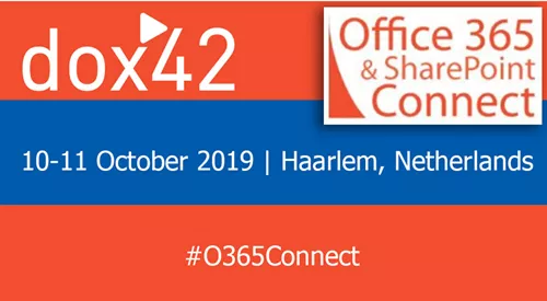 dox42 at Office 365 and SharePoint Connect in Haarlem next week!