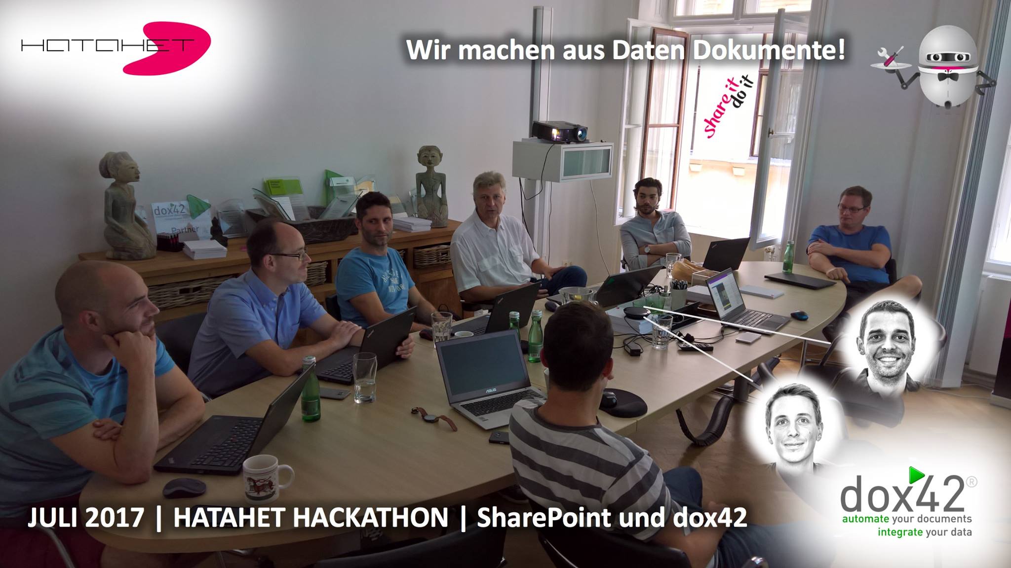 Wir machen aus Daten Dokumente - dox42 am Hatahet Hackathon