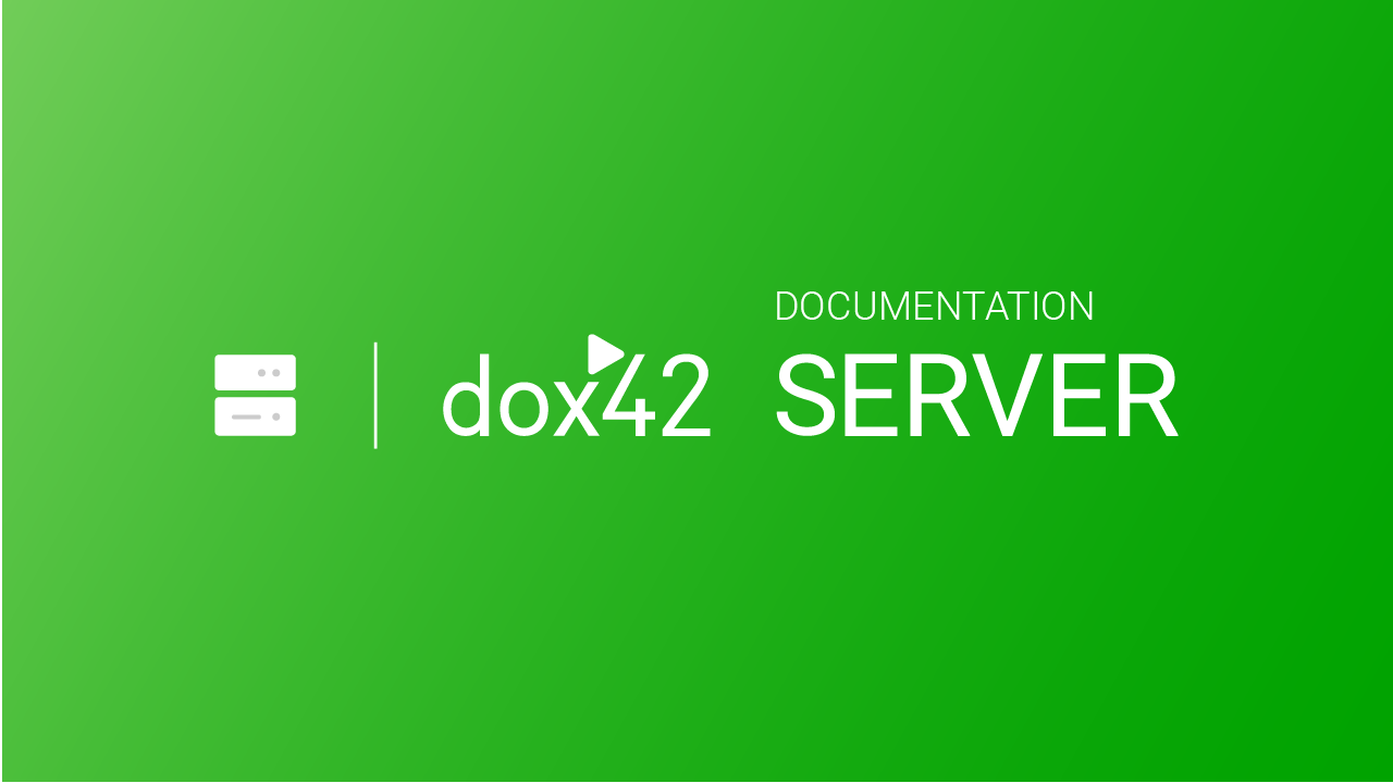 dox42 Server Documentation