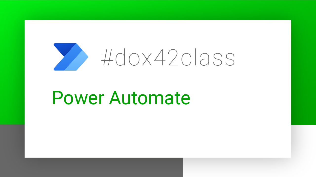 #dox42class über Power Automate