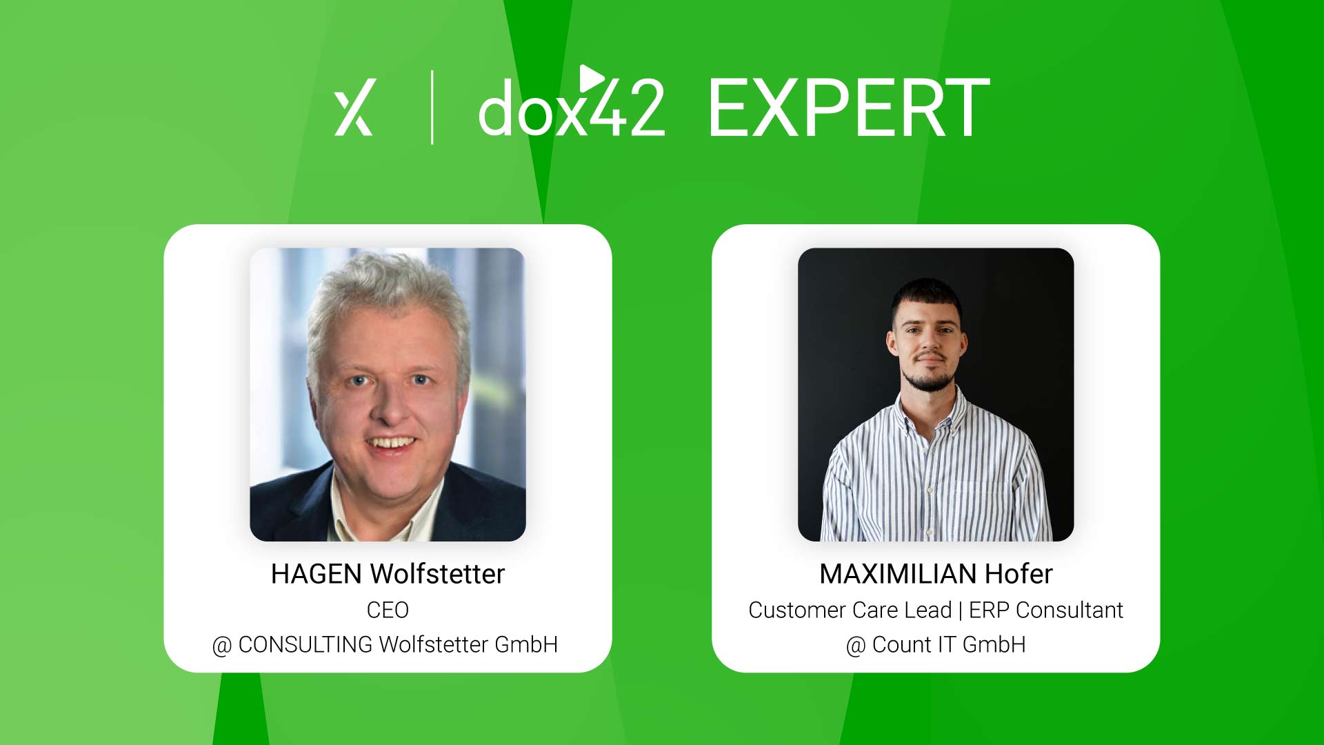 Two new dox42 Experts strengthen our partner network