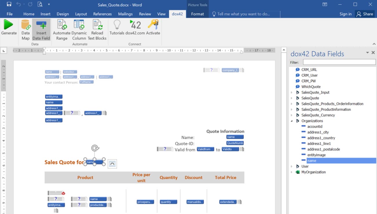 Template Design in Microsoft Office