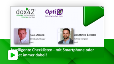 Intelligente Checklisten - mit Smartphone oder Tablet immer dabei!