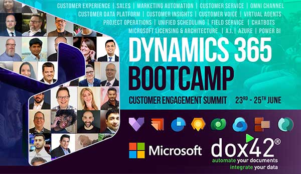 D365 Customer Experience Summit with dox42     |     24. Juni 2022