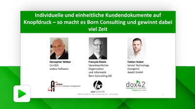 Individuelle & einheitliche Kundendokumente auf Knopfdruck – so macht es Born Consulting und gewinnt dabei viel Zeit