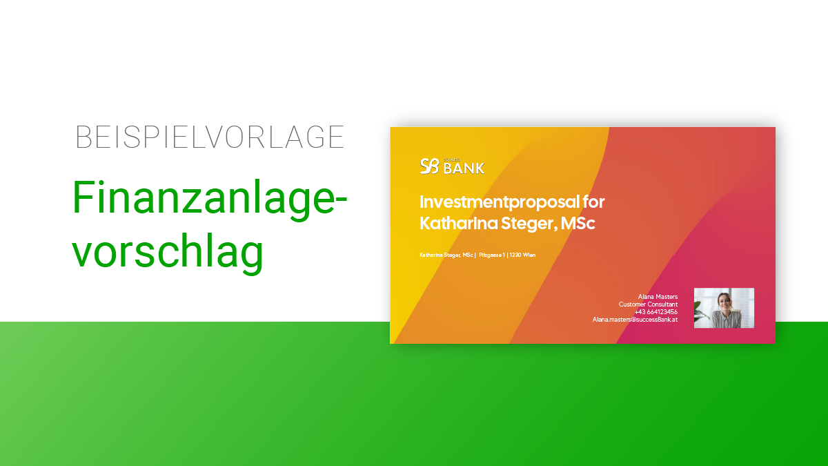 Finanzanlagevorschlag  |  Level: Fortgeschritten