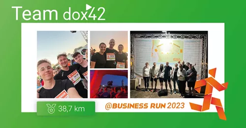 dox42 beim Business Run 2023 dox42 beim Business Run 2023