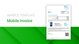 mobile invoice sample template