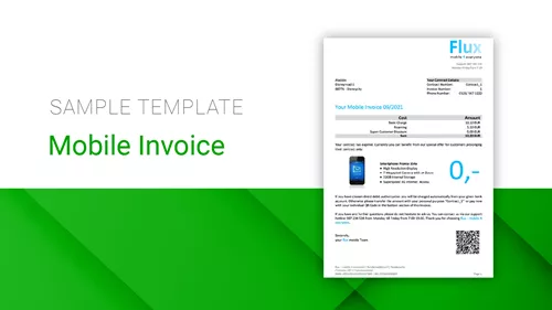 Automate a Mobile Invoice | Sample Template