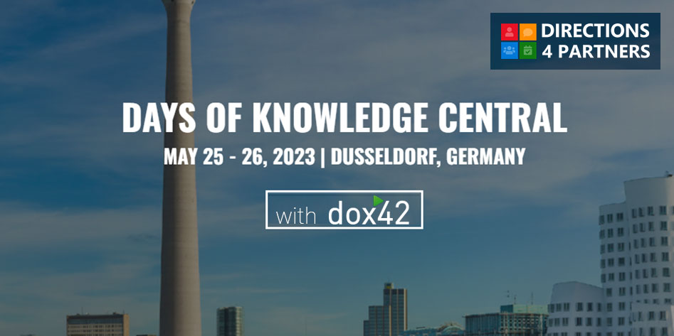 dox42 at Days of Knowledge Central | 5/24/2023 - 5/25/2023