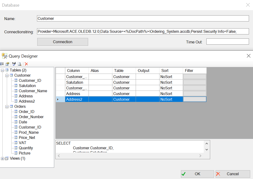 Integrate data from SQL-based databases without any programming