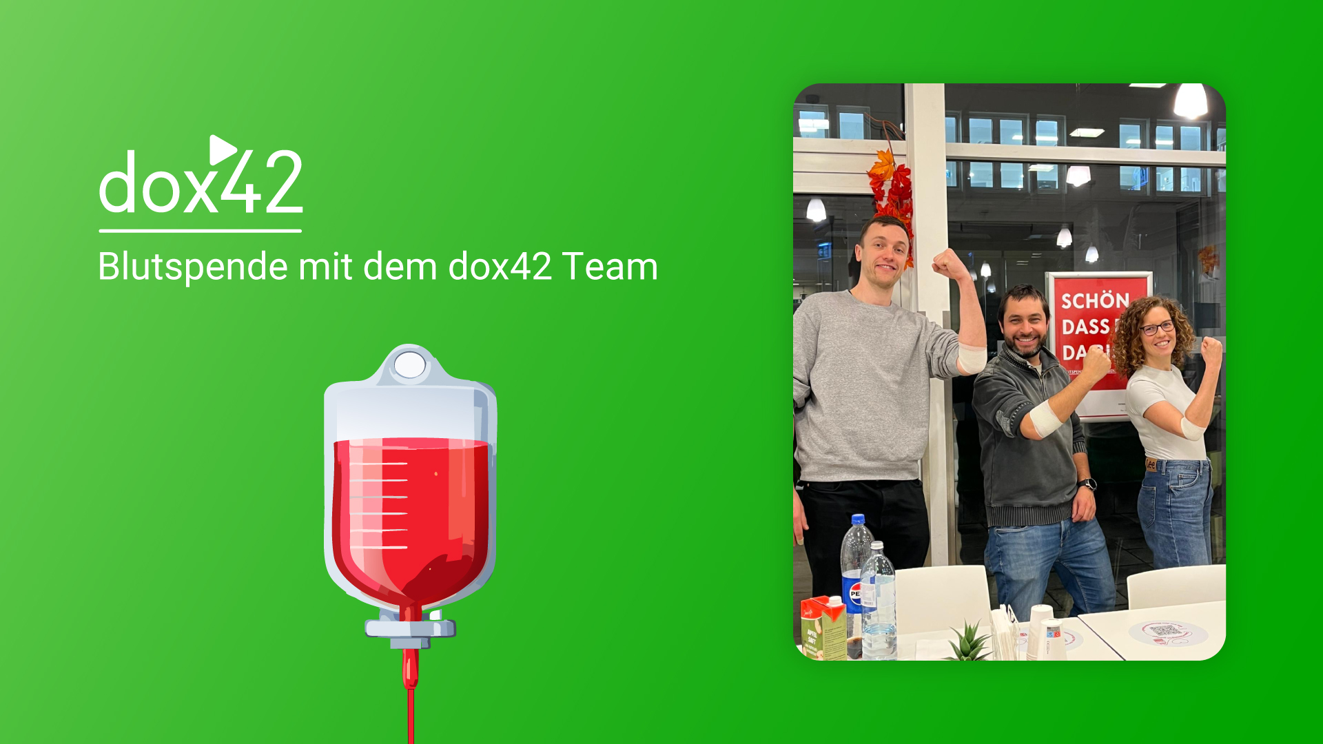 dox42 beim Blutspenden