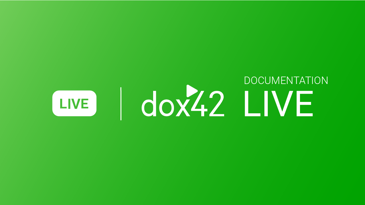 dox42 LIVE Documentation
