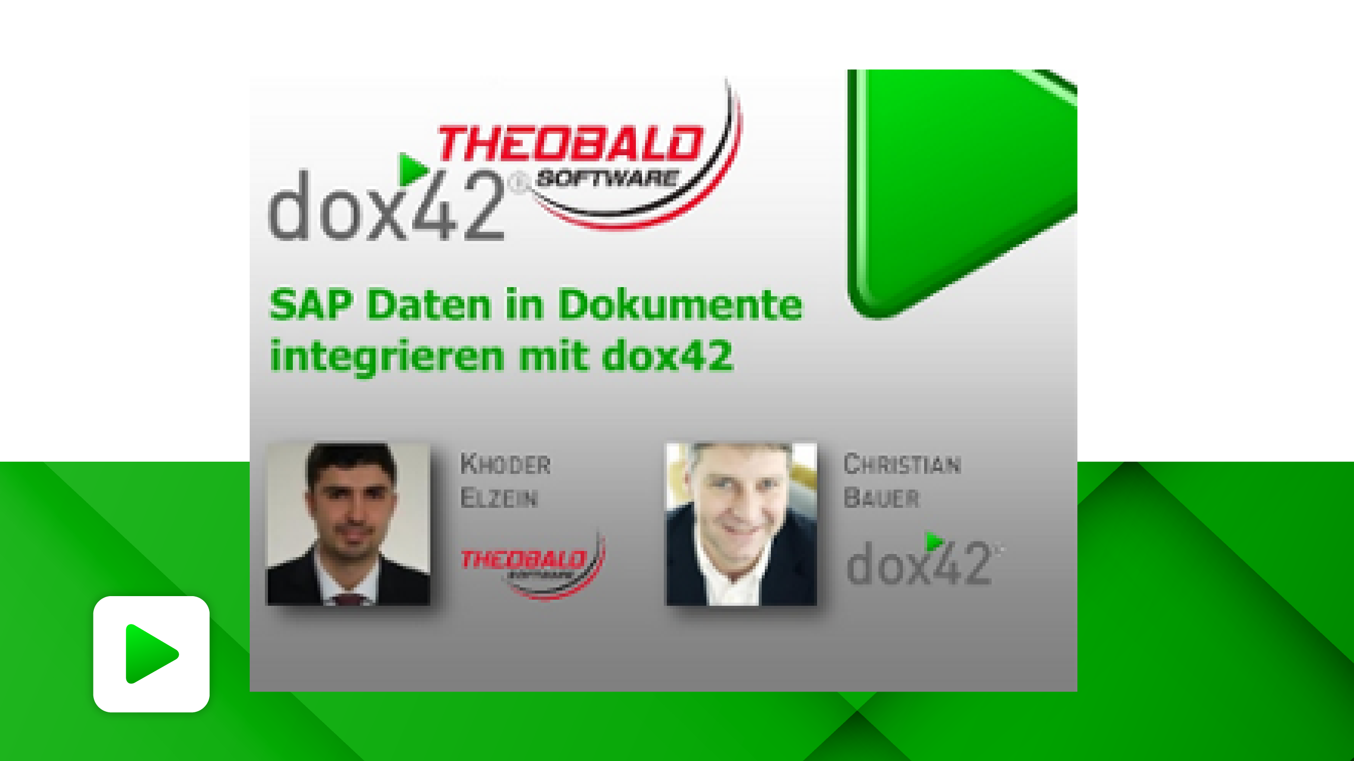 SAP Daten in Dokumente integrieren mit dox42