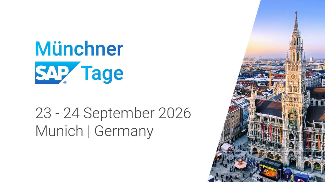 Münchner SAP Tage 2026