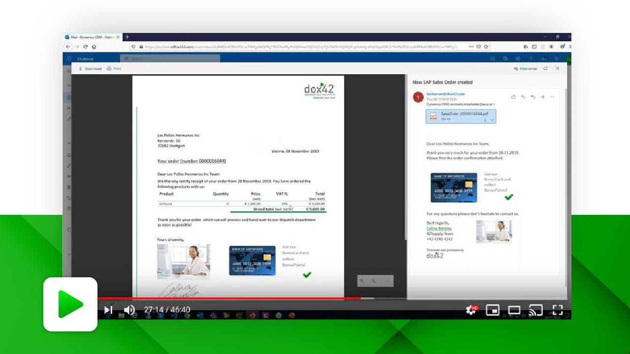 Use the power of SAP and document generation in your cloud workflows