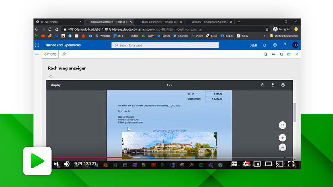 Powerful document automation with D365 FO, Office365 & dox42