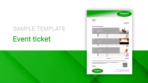 Event ticket  |  Level: Advanced Event ticket  |  Level: Advanced