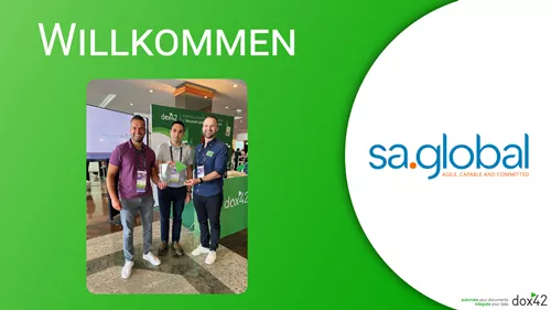 sa.global herzlich Willkommen im dox42 Partner Programm ! sa.global herzlich Willkommen im dox42 Partner Programm !