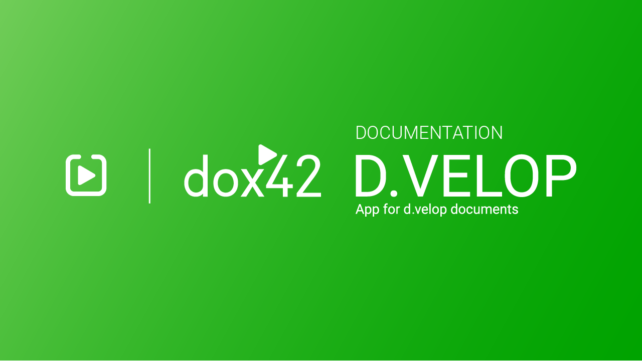 Alpin | dox42 App for d.velop documents