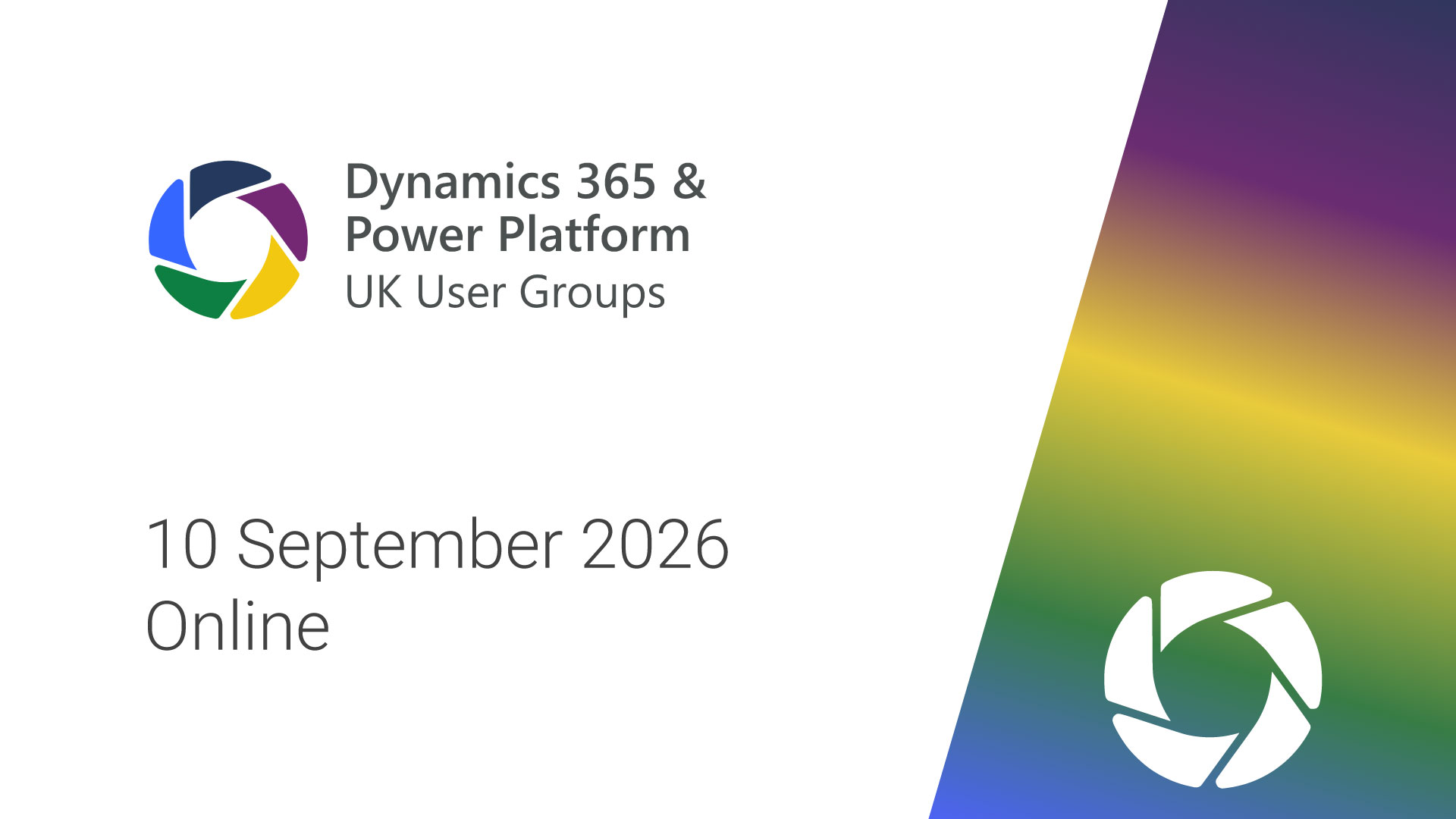 Virtual D365 Power Platform User Group UK