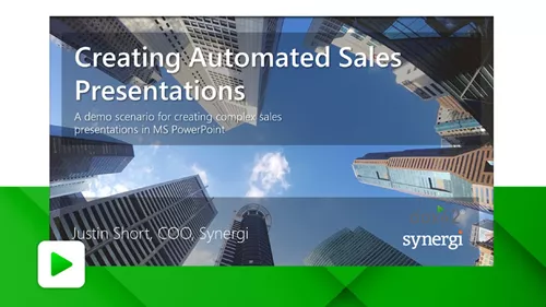 Creating Automated Sales Presentations by Justin Short, Synergi (auf Englisch)