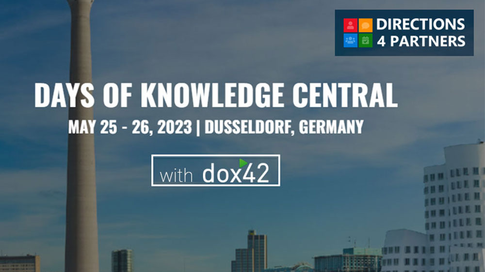 dox42 at Days of Knowledge Central | 25.-26. Mai 2023