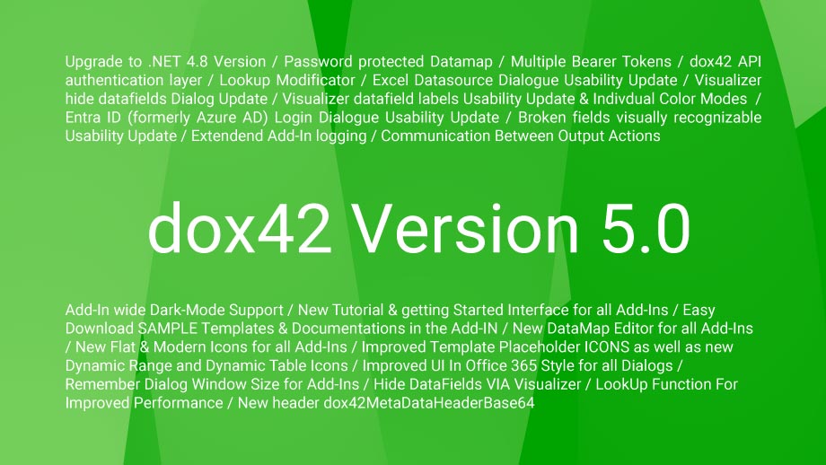 Live Demo of dox42 Version 5.0