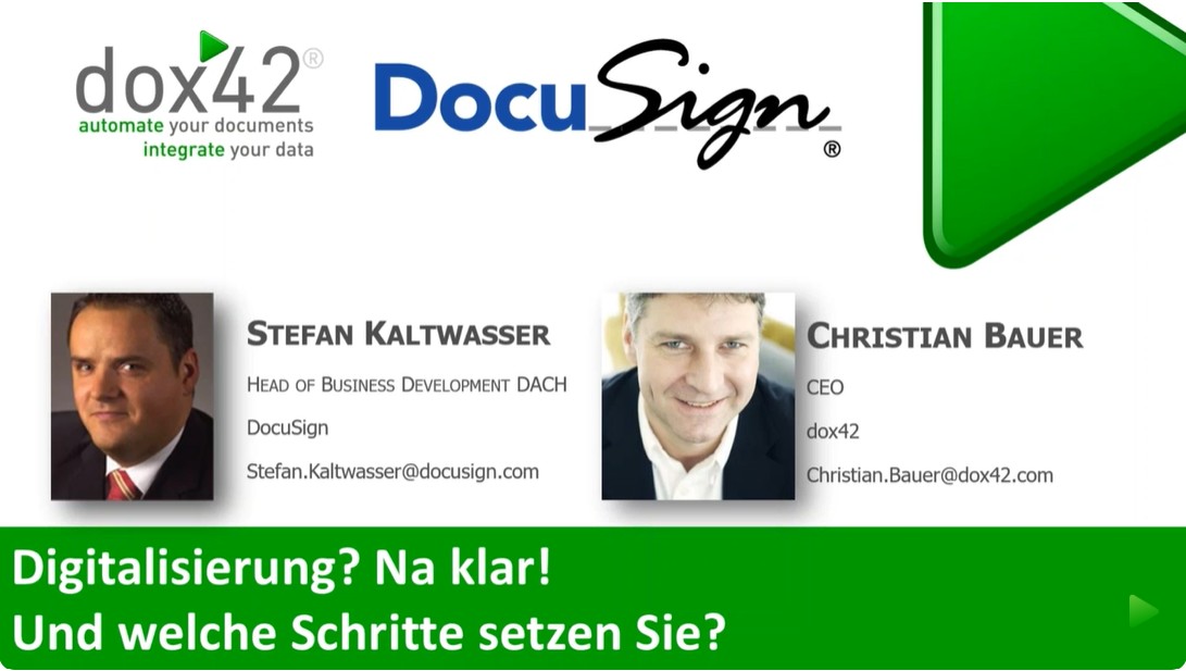 (In German) Digitalisierung? Na klar! Und welche Schritte setzen Sie?