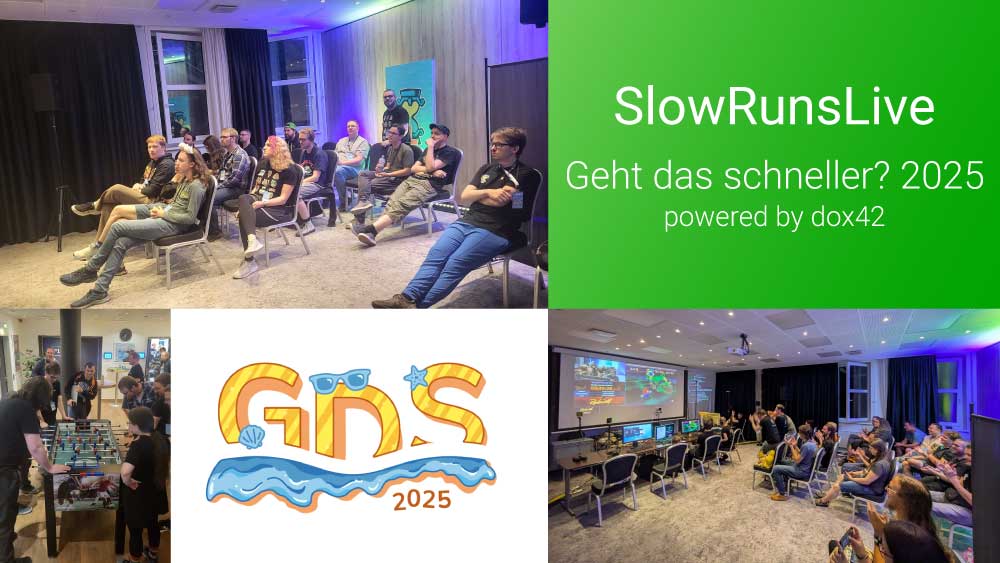 Gaming für den guten Zweck. SlowRunsLive 2025