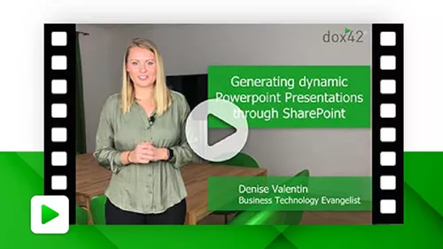 Generating dynamic PowerPoint presentations through SharePoint