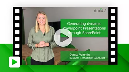 Generating dynamic PowerPoint presentations through SharePoint Generating dynamic PowerPoint presentations through SharePoint
