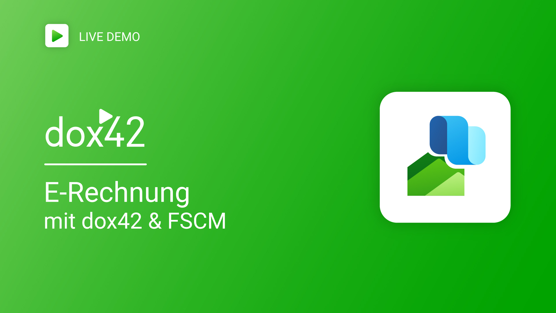 E-Rechnung mit dox42 & FSCM