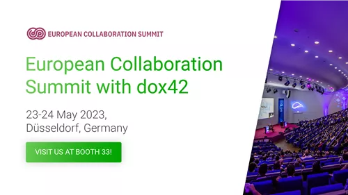 European Collaboration Summit mit dox42 | 23.05.2023 - 24.05.2023