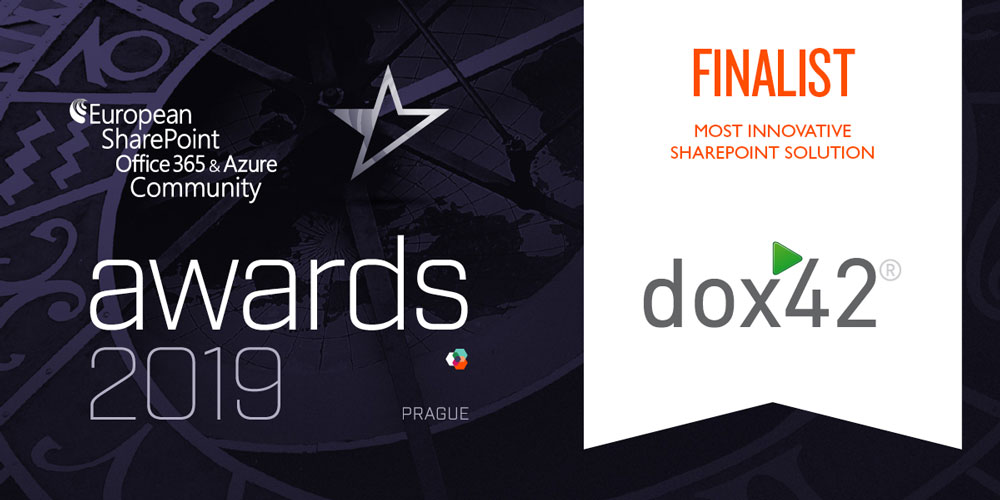 dox42 Finalist at ESPC Awards 2019