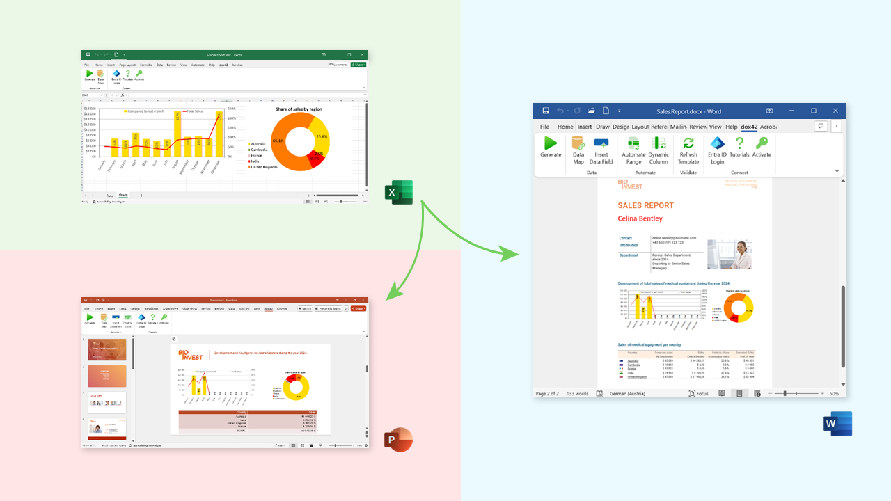 Automate Excel as calculation and charting engine