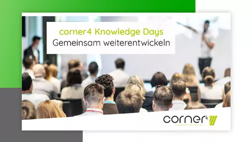 corner4 Knowledge Days mit dox42 | 11.05.2023 - 12.05.2023