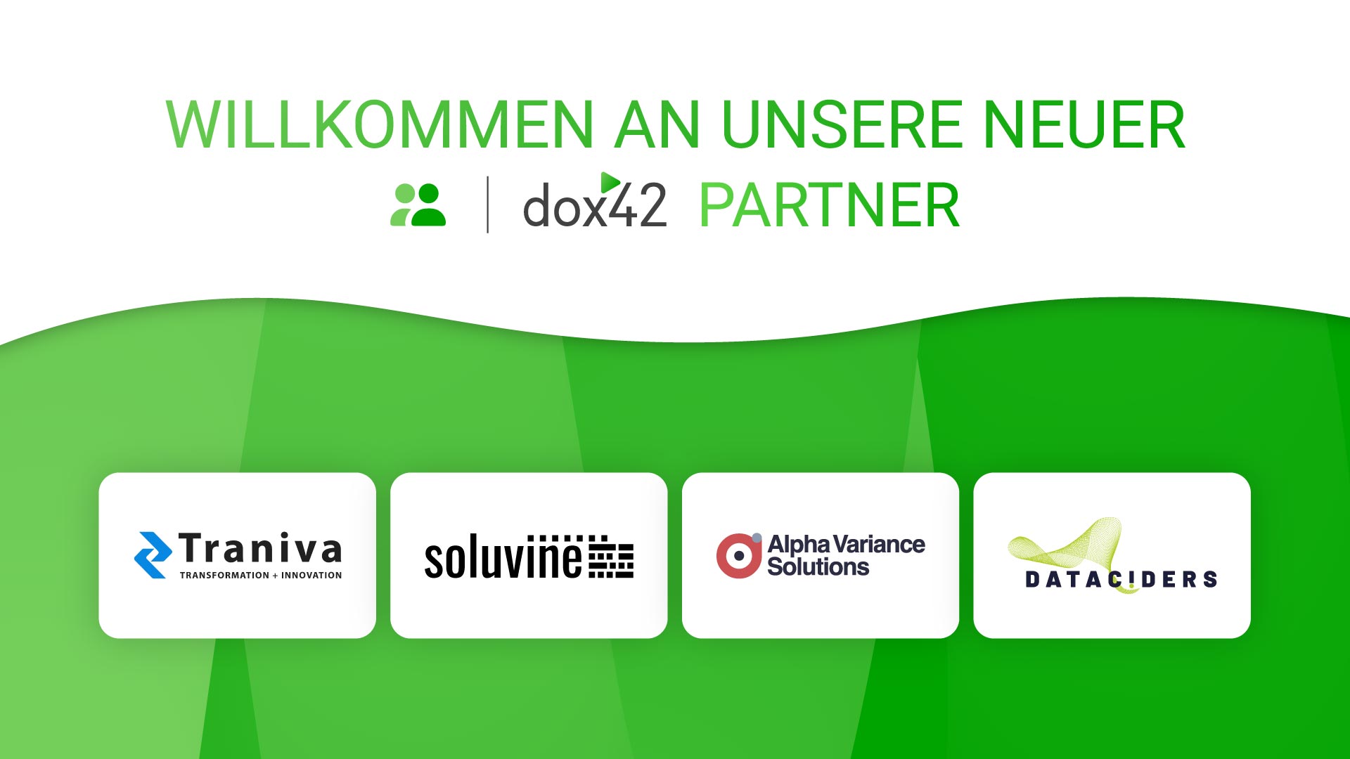 Vier neue Partner erweitern das dox42 Netzwerk