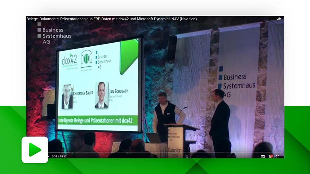 Dokumente aus ERP-Daten mit dox42 und MS Dynamics NAV