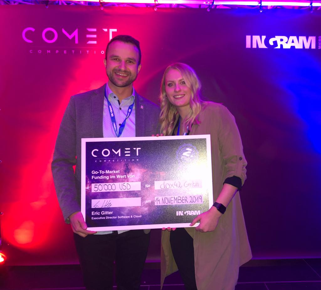 Wow! Yesterday, dox42 ended up 2nd out of 140 cloud solutions at Comet Competition DACH 🎉🎊